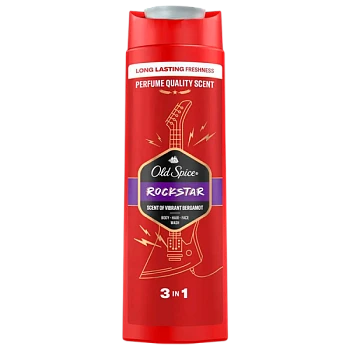 Гель для душа мужской Old Spice ROCKSTAR 3 в 1 400мл