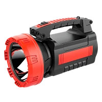 Фонарь туристический Спутник AFP868 10W 25LED от аккумулятора 2 режима черный красный