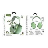 Наушники полноразмерные HOCO W35 Air bluetooth 5.3 с микр. зеленый (1/40) 