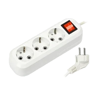 Удлинитель Smartbuy 3р.С/З 16A 10.0м с выкл. ПВС белый (1/20)