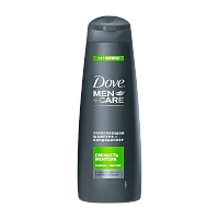 Шампунь Dove Свежесть ментола Men 380мл 2 в 1 (1/5)