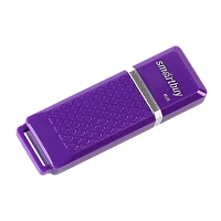 Флеш-накопитель Smartbuy Quartz 4GB USB2.0 пластик фиолетовый 