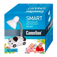 Светильник настольный Camelion KD-383 40W 230V E27 на основании красный (1/12)