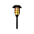 *Фонарь садовый Старт Маори Факел 2.3W 12LED от солнечной батареи IP44 датчик движения черный 