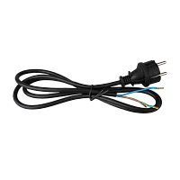 Сетевой кабель Volsten S-LR2A ПВС3х1 с прямой евровилкой, 3500Вт, 16А, с/з, 1.5м чёрный (1/10/100)