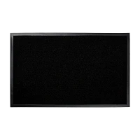 Коврик придверный VORTEX "TRIP" 50х80см ребристый черный (1/10)