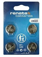 Батарейка Renata CR2025 BL4 Lithium 3V