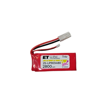 Аккумулятор ET 2S-LP903480-20CTm Li-Pol, 7.4В, 2800мАч (1/100)