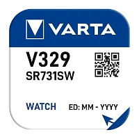 Батарейка Varta 329 (SR731SW) BL1 Silver Oxide 1.55V (1/10/100)