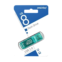 Флеш-накопитель Smartbuy Glossy 8GB USB3.0 пластик зеленый
