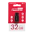 Флеш-накопитель Borofone Generous BUD2 32GB USB2.0 пластик черный красный (1/35/280)