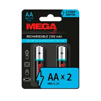Аккумулятор предзаряженный RTU Promega HR6 AA BL2 NI-MH 2300mAh (2/24/384)