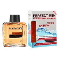 Лосьон после бритья XXI CENTURY Perfect Men Turbo ENERGY (тонизирующий) 100мл (1/48)