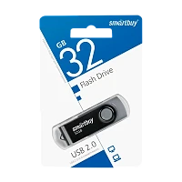 Флеш-накопитель Smartbuy Twist 32GB USB2.0 пластик черный