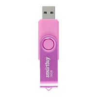 Флеш-накопитель Smartbuy Twist 16GB USB2.0 пластик розовый