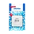 Розетка Smartbuy 1-местная без заземления 10А белая, керамика "Марс"