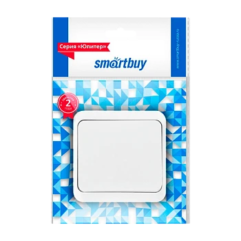 Выключатель Smartbuy "Юпитер" 1-клав.10A белый