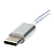 Переходник AUX Atcom AT2809 Type-C (m)-Jack 3.5mm (f) серебряный (1/600)