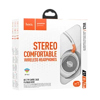 Наушники полноразмерные HOCO W43 bluetooth 5.2 с микр. белый (1/32)