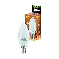 Лампа светодиодная Фаzа C37 E14 12W 3000К 220-240V свеча (1/10/100)