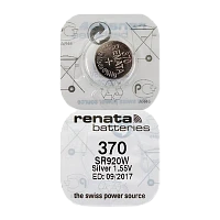 #Батарейка Renata 370 (SR920W) Silver Oxide 1.55V (1/10/100)