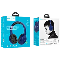 Наушники полноразмерные HOCO W33 bluetooth 5.0 с микр. microSD синий (1/30)
