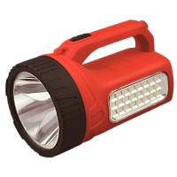 Фонарь туристический Спутник AFP954 3W 25LED от аккумулятора 2 режима черный красный