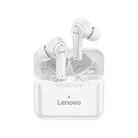 Наушники внутриканальные Lenovo QT82 bluetooth 5.0 с микр. белый 