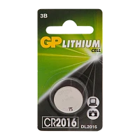 Батарейка GP CR2016 BL1 Lithium 3V (1/10/100/900) R