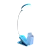 Светильник настольный Ultraflash UF-751 7W 230V прищепка 3 ур.ярк. голубой (1/50)