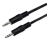 Кабель AUX Perfeo Jack 3.5mm (m)-Jack 3.5mm (m) 2м черный (1/50) 