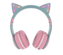 Наушники накладные MORE CHOICE HW25kids bluetooth 5.1 с микр. розовый (1/16/32)