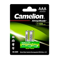 Аккумулятор предзаряженный RTU Camelion HR03 AAA BL2 NI-MH Always Ready 1100mAh (2/24/480)