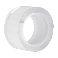 Скотч Smartbuy 30мм*1м двусторонний многоразовый прозрачный (1/12)