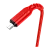 Кабель HOCO X59 USB (m)-microUSB (m) 1.0м 2.4A нейлон красный (1/30/300)