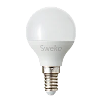 Лампа светодиодная Sweko G45 E14 7W 4000К 230V шар (1/5/100)