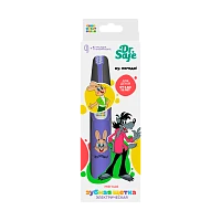 Зубная щетка электрическая Dr.Safe Ну, погоди мягкая детская фиолетовый (1/12/96)