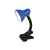 Светильник настольный Ultraflash UF-320P 60W 230V E27 прищепка синий (1/36)