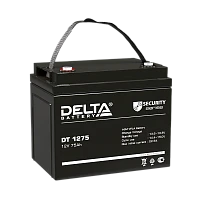 Аккумулятор свинцово-кислотный Delta DT 1275 12V 75Ah