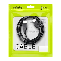 Кабель Smartbuy K-351 HDMI (m)-HDMI (m) 5.0м силикон ver.1.4 черный (1/50)