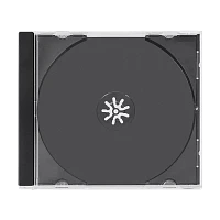 Футляр для CD Box Jewel Case (10мм) черный трей