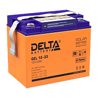 Аккумулятор свинцово-кислотный Delta GEL 12-33 12V 33Ah