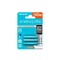 Аккумулятор предзаряженный RTU Panasonic HR03 AAA BL3 NI-MH eneloop lite DECT 550mAh (3/30)