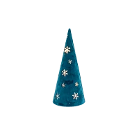 Гирлянда Космос Настольный светильник Конус 8LED 11*25cм белый теплый (1/12)