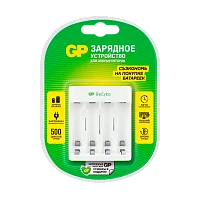 З/У для аккумуляторов GP E411CS-2CR1 4 слота без аккумуляторов (1/5/10)