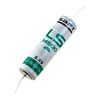 Батарейка Saft 14500 AA bulk Li-SOCl2 3.6V с аксиальными выводами (1/20/400)