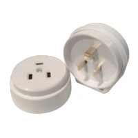 Разъем печной Прогресс о/у  пластиковый  с/з  белый (1/6/72)