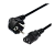 Кабель питания GoPower евровилка CEE 7/7-C13 (f) 1.8м ПВХ 0.75мм черный (1/10/160)