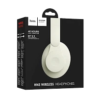 Наушники полноразмерные HOCO W45 bluetooth 5.3 с микр. белый (1/36)