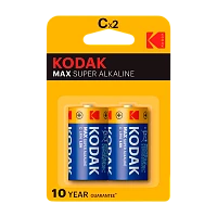 Батарейка Kodak MAX LR14 C BL2 Alkaline 1.5V (2/20/200/6000)